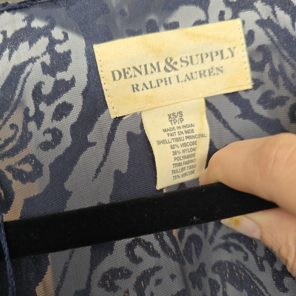 Denim & Supply Ralph Lauren burnout open-front kimono - Picture 8 of 9